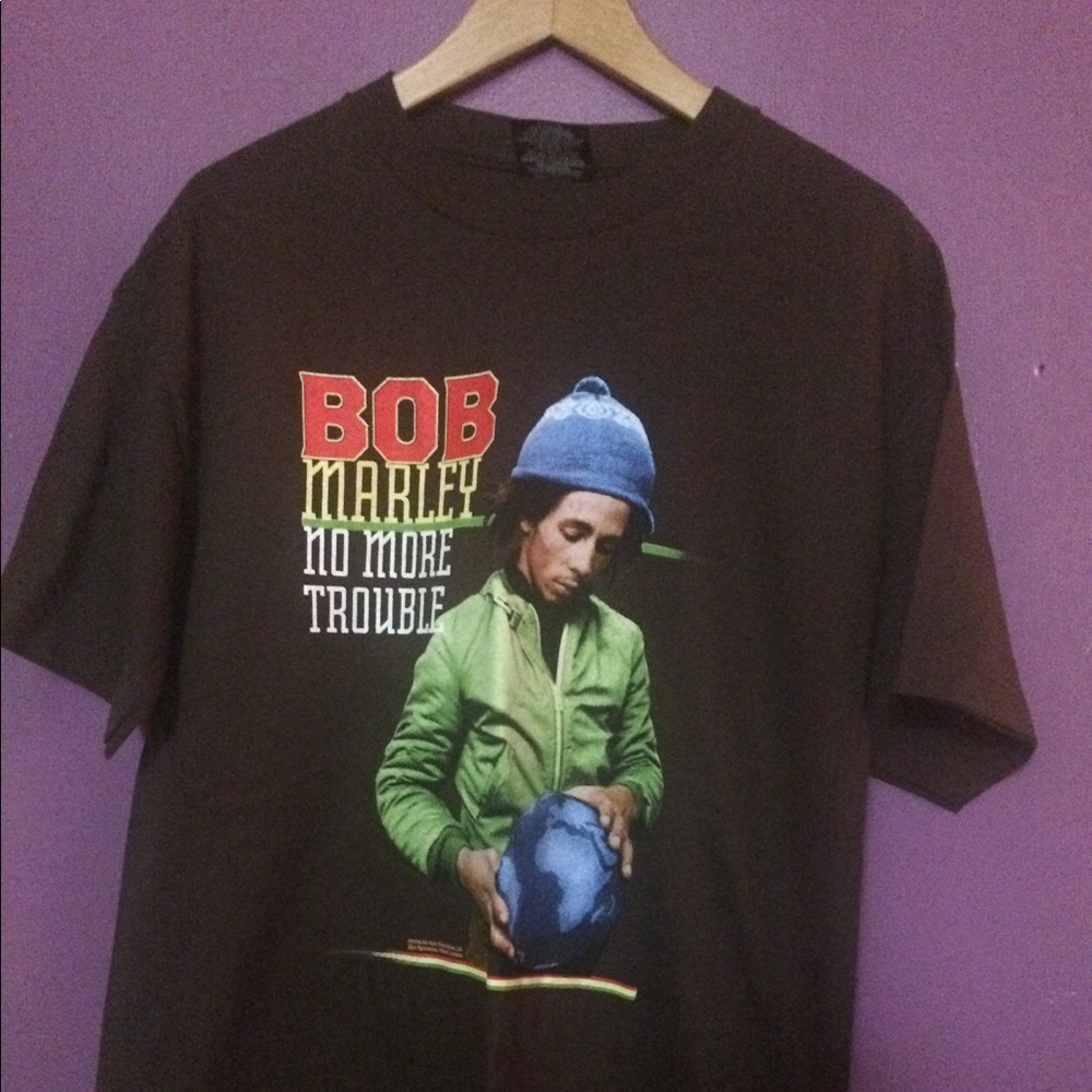 Brown Zion Rootswear No More Trouble Bob Marley